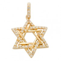 Double Star of David Pendant